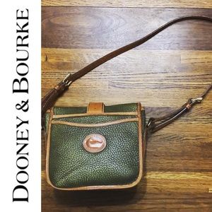 Vintage Dooney & Bourke Green Crossbody